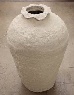 Plain Paper Mache Collar Vase, Feature : Biodegradable
