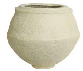 Plain Paper Mache Garden Pot, Shape : Round