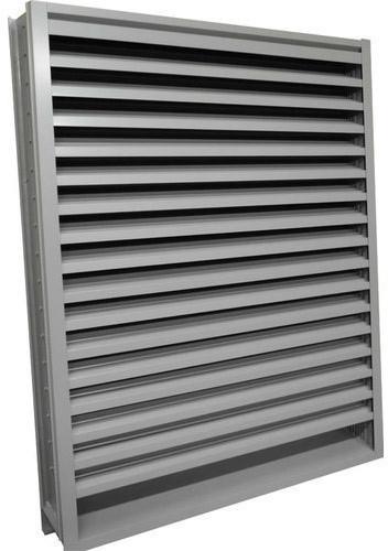 Rectangular Polished Metal Louver Panels, Feature : Durable