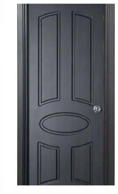 Klysta Rectangular PVC Membrane Flush Door, for Home, Hotel, Office, Pattern : Plain