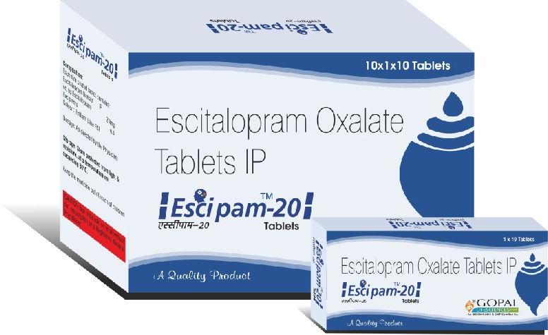 Escipam-20 Tablets