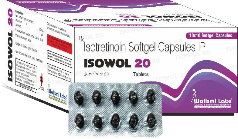 Isowol 20 Tablets, Medicine Type : Allopathic