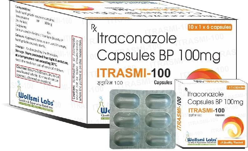 Itrasmi-100 Capsules, for Clinic