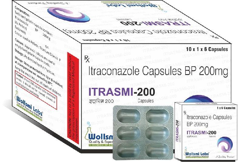 Itrasmi-200 Capsules, for Hospital