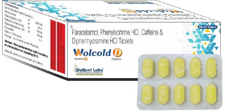 Wolcold D Tablets, Color : Off White