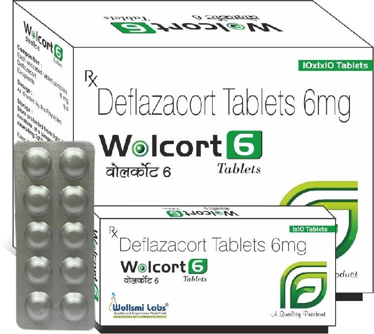 Wolcort 6 Tablets, Grade : Pharma Grade