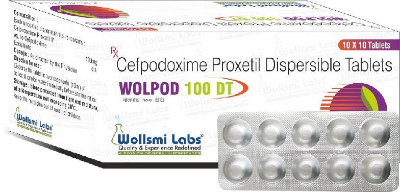 Wolpod 100 DT Tablets, Grade : Pharma Grade