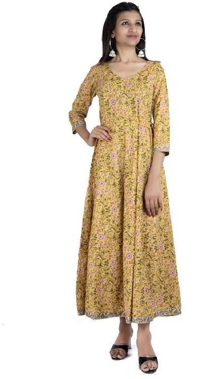 Ladies Long Cotton Dress