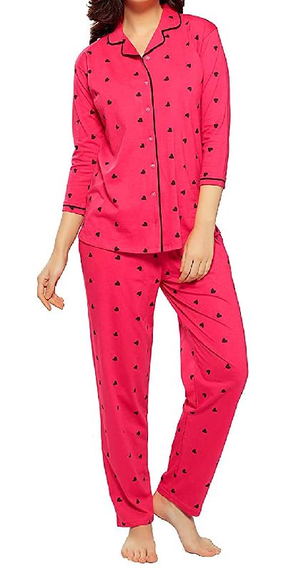 Full Sleeve Cotton Ladies Night Suit, Feature : Comfortable, Easily ...