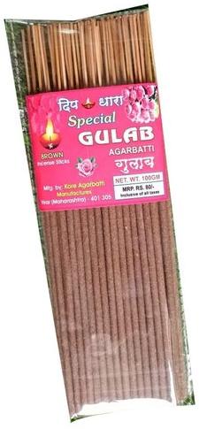 Deep Dhara Special Gulab Incense Sticks, Packaging Type : Packet