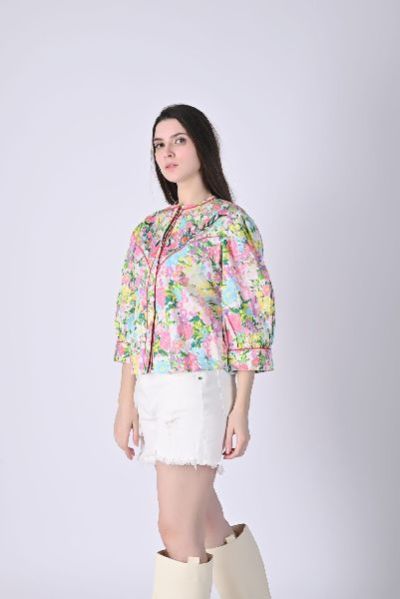 Womens Elesia Embroidery Blouse