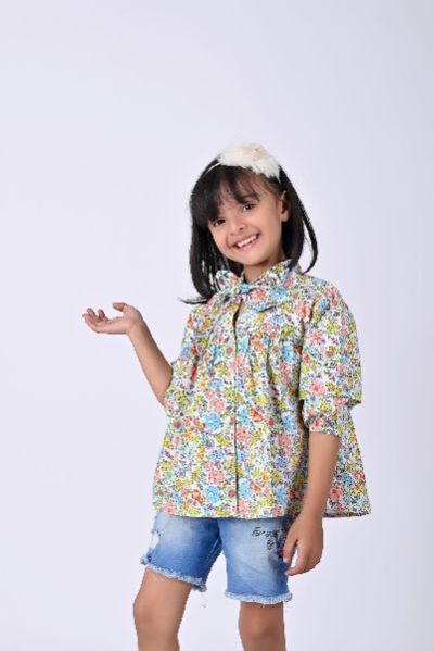 Girls Floret Patio Blouse