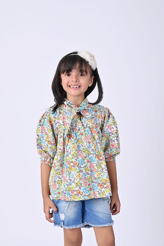 Girls Floret Patio Blouse