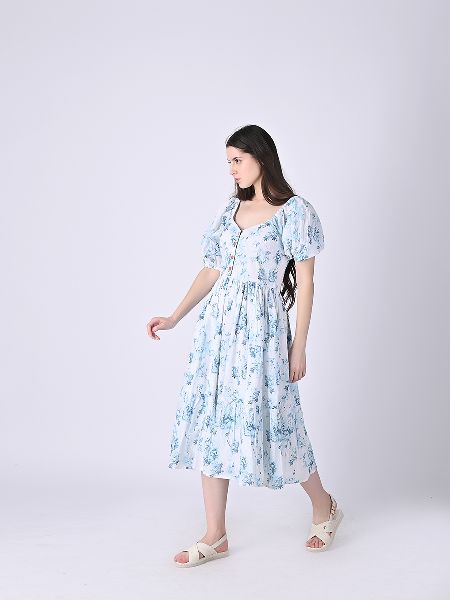 Womens Karin Love For Orchids Midi Dress