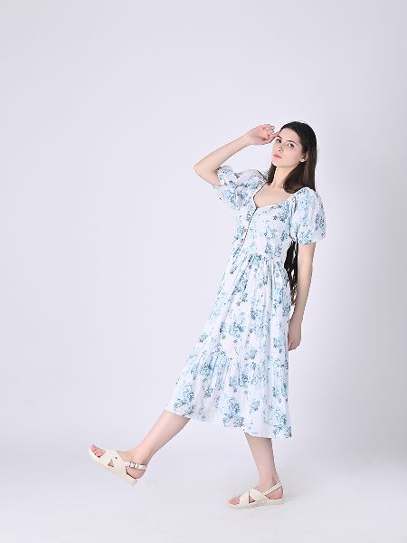 Womens Karin Love For Orchids Midi Dress