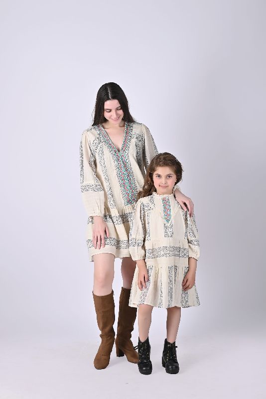 Mother and Daughter Eira Snow White Mini Dress