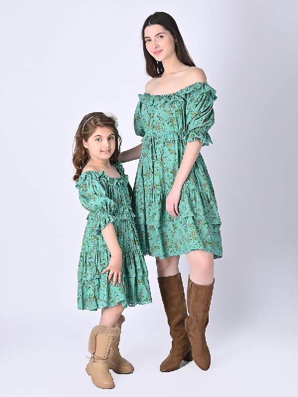 Mother and Daughter Felicia Ruffle Dress