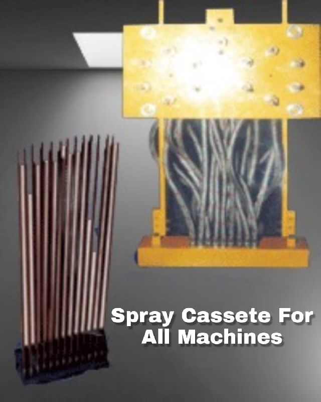 Aluminium Die Casting Spray Cassette, for Industrial, Color : Metallic