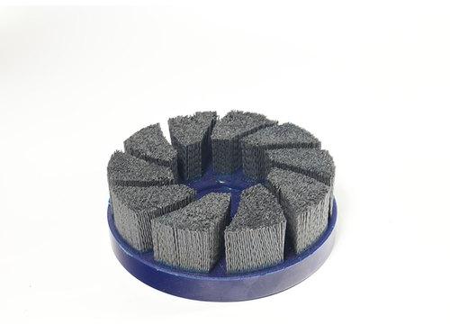 Silicon Carbide Filament Abrasive Disc Brush, Color : Grey
