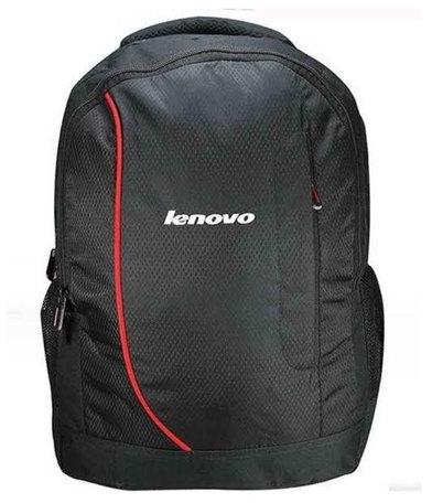 Lenovo Cotton Laptop Backpack, Color : Black