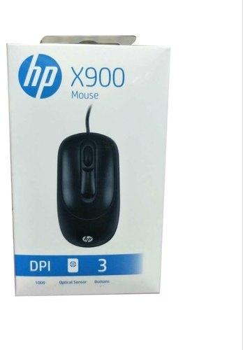 Hp Wired Mouse, Color : Black