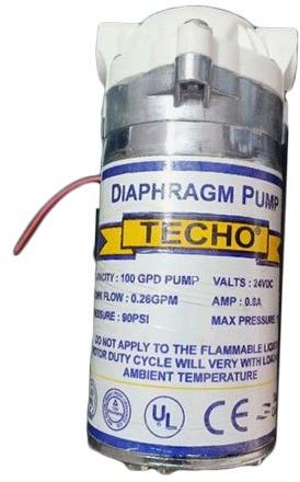 Techo RO Diaphragm Pump, Voltage : 24 V DC