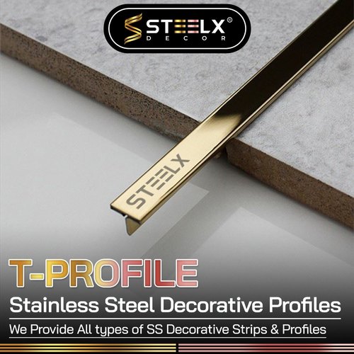 Stainless Steel Decorative T Beading, Shape : u