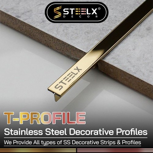 Stainless Steel Decorative T Beading