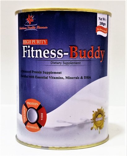 DHA Fitness Buddy Protein Powder, Packaging Size : 200 gm