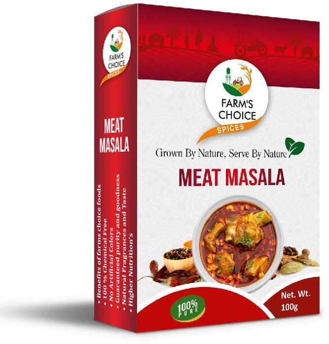 Blended Natural Farms Choice Meat Masala, for Cooking, Certification : FSSAI Certified