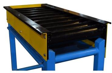 Rectangular Polished Roller Conveyor, for Moving Goods, Certification : CE Certified