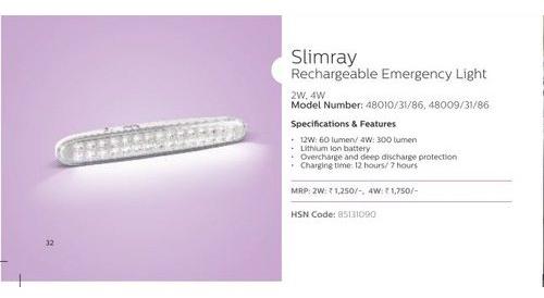 Philips Slimray Emergency Light, Certification : CE