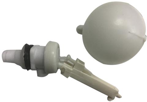 Plastic Ball Cock Float Valve, Color : White