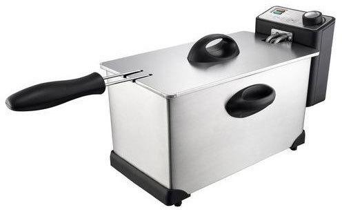 Stainless Steel Deep Fryer, for Hotel, Restaurant, Capacity : 5.5 ltrs