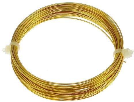 Brass Jewelry Wire, Color : Golden