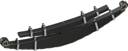 Conventional Leaf Spring, Color : black