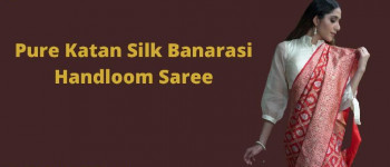 Pure Katan Silk Banarasi Handloom Saree