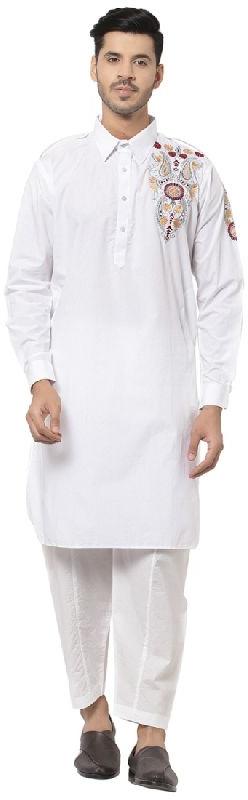 Cotton Kurta Pyjama, Occasion : Engagement,  Ceremonial,  Festival,  Mehndi