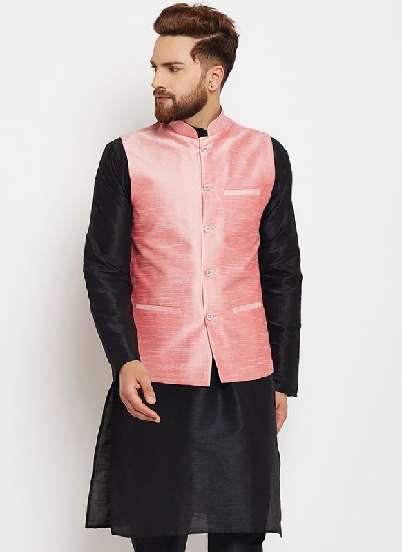 Dupion Silk Nehru Jackets, Occasion : Ceremonial,  Mehndi,  Party,  Reception