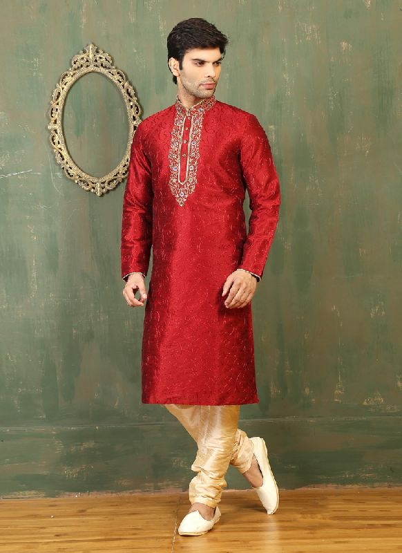 Embroidered Kurta Pyjama