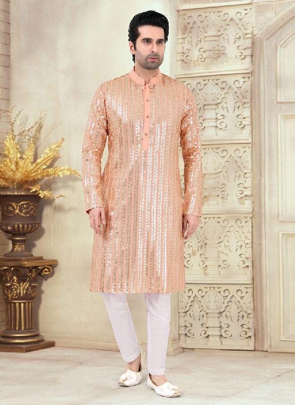 Georgette Kurta Pyjama, Occasion : Ceremonial,  Festival,  Mehndi,  Reception