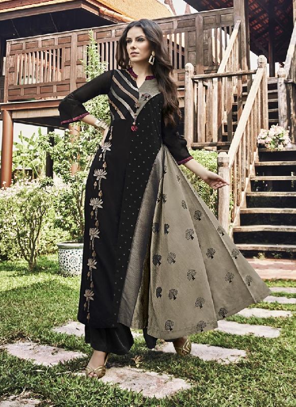 Jacquard Printed Designer Kurti