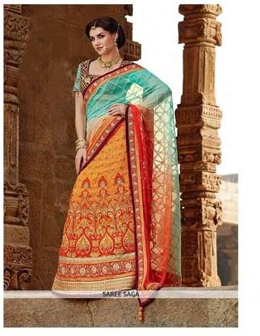 Net Lehenga Saree, Occasion : Festival Reception