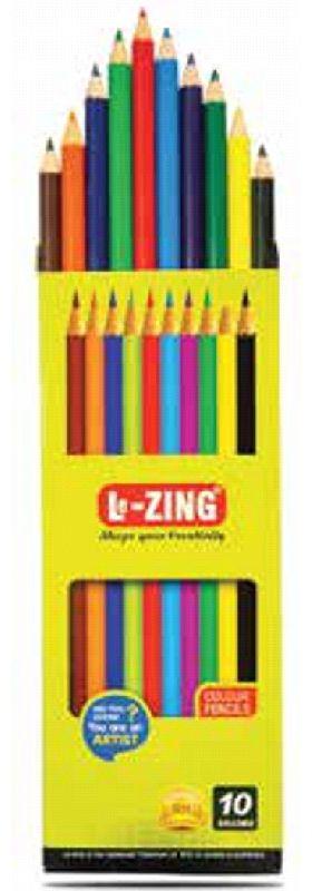 LEZING COLOUR PENCIL, for Drawing, Feature : Easy Grip, Easy To Sharp