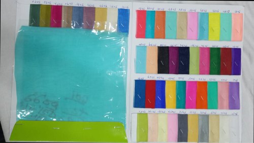 Organza Fabrics, Color : Red, Blue, Green, pink, Yellow, Etc.