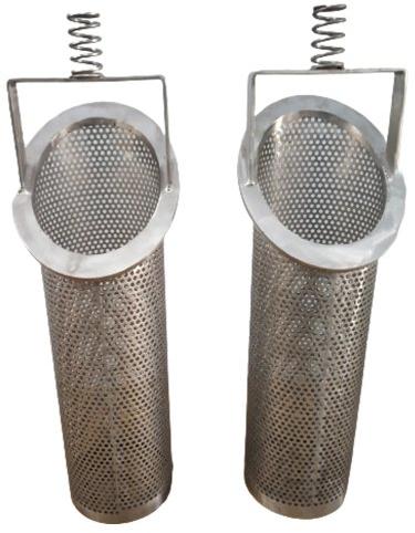 SS Basket Filter, Color : Silver