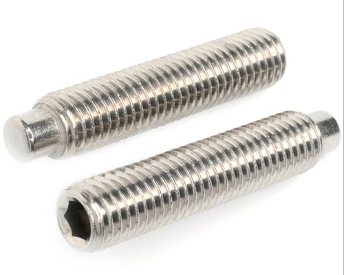 Stainless Steel Dog Point Grub Screw, Color : SILVER