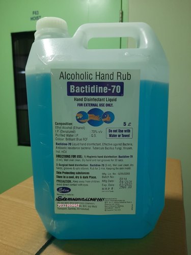 Hand sanitizer, Packaging Size : 5 LTR