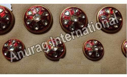 Kundan Sherwani Buttons