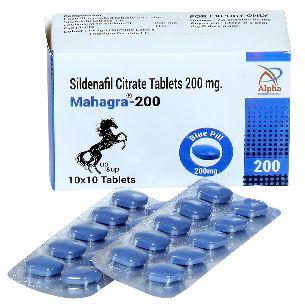 Tablets Mahagra Blue pill 200mg